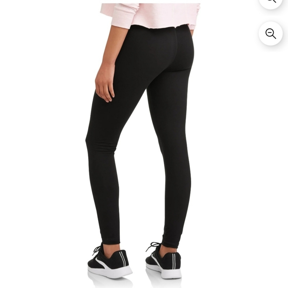 Athletic Works Womens XL Black Leggings Ankle Length - Picture 2 of 4